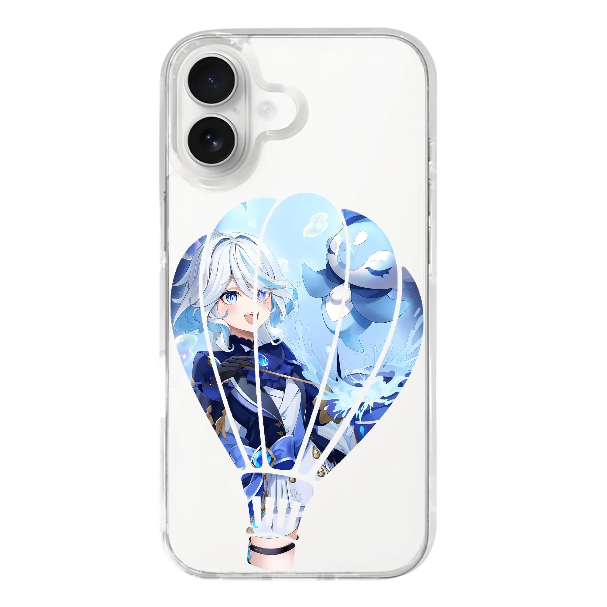 原 神 グッズ フリーナ - iPhone 17シリーズ 透明スマホケース – 薄型・耐衝撃・精密フィット保護カバー